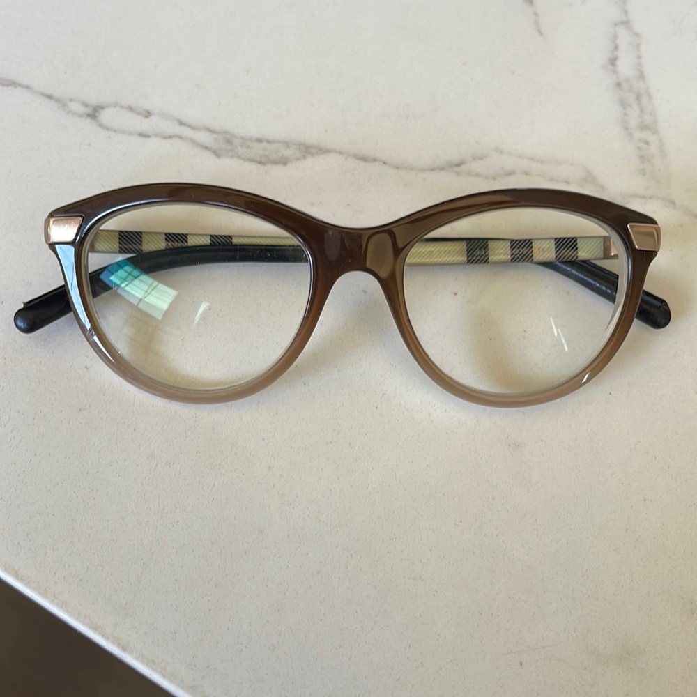 Burberry frames.